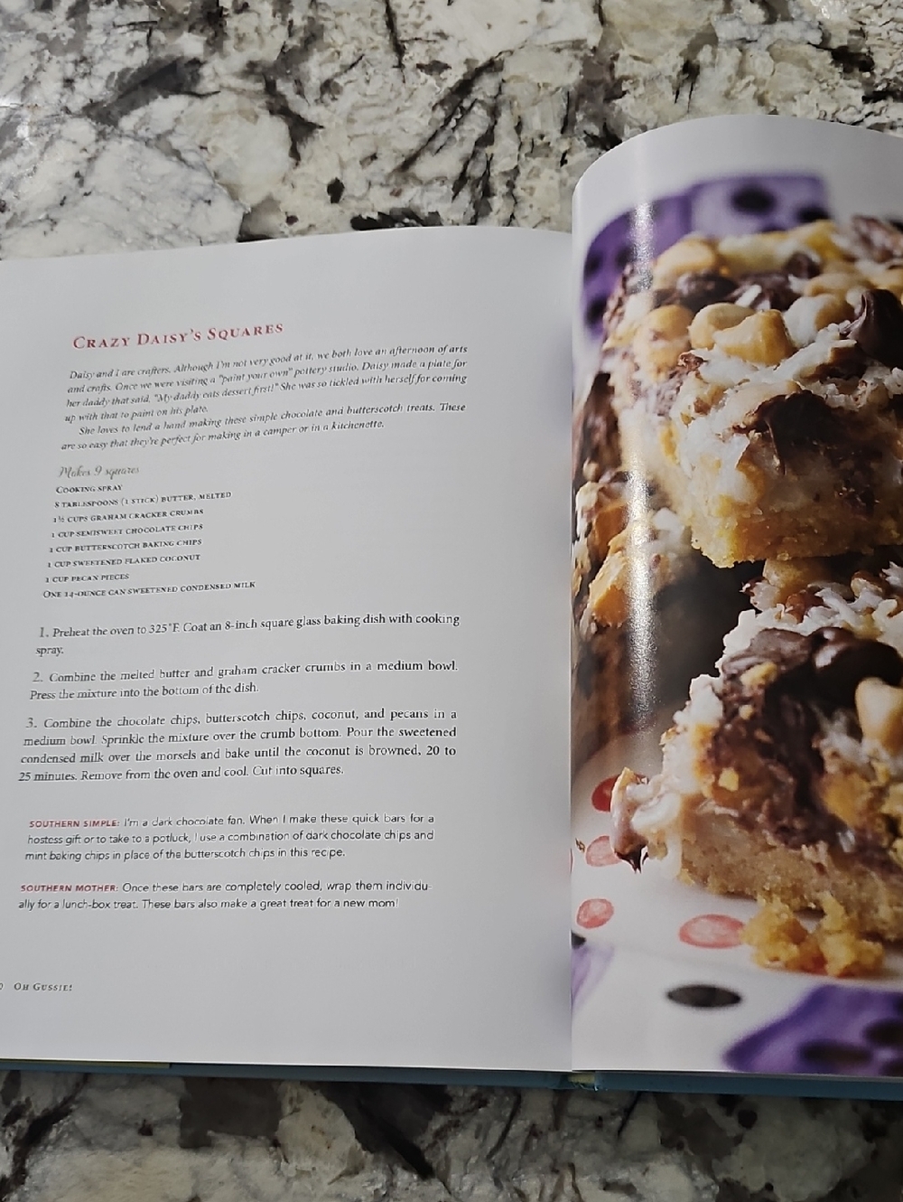 Autographed "Oh Gussie!" Recipe Book by Kimberly Schlapman - Picture 6 of 11